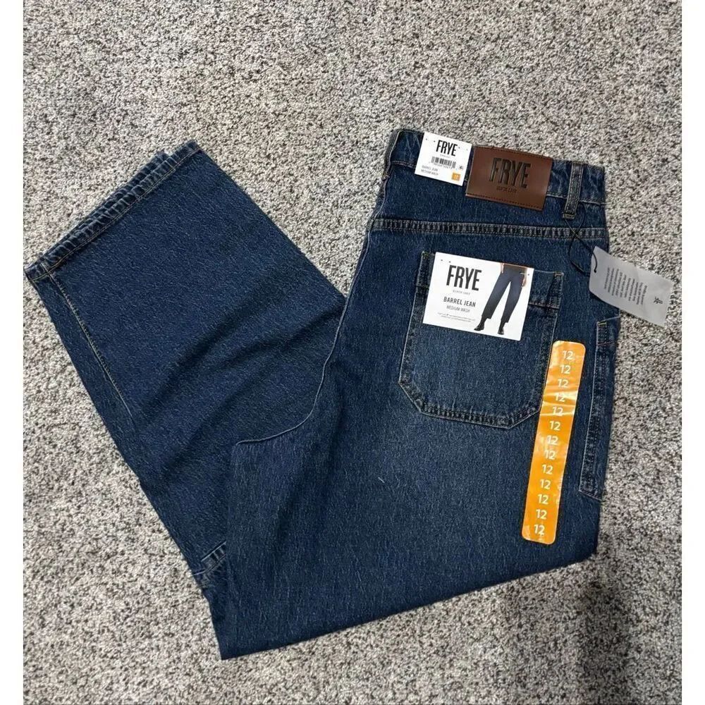 ❤️Frye Women’s Vintage Inspired Button Fly Barrel Jeans NWT Sz12